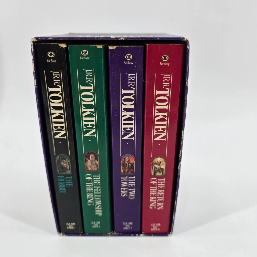 J.R.R. Tolkien The Hobbit Lord of the Rings Box Set 4 Books